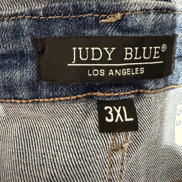 Judy Blue Classic Blue Denim Overall Skirt - Picture 6 of 7